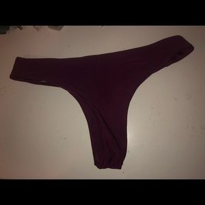 Maroon swim bottoms